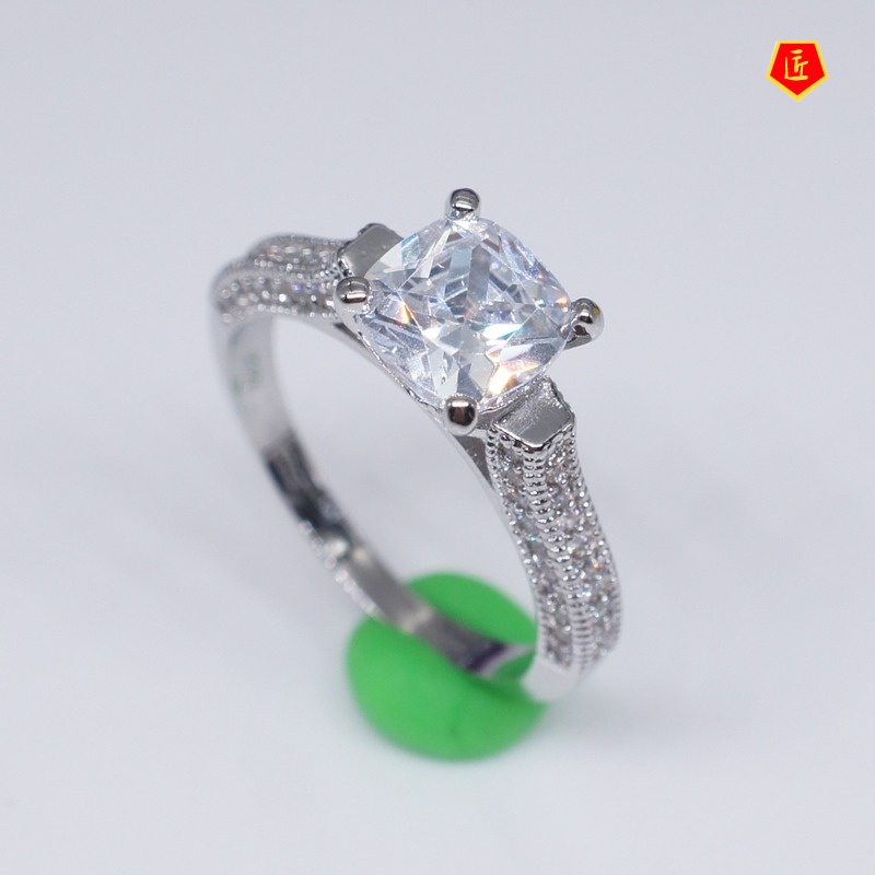 [Ready Stock]Fashion Creative Simple Rhinestone Ring