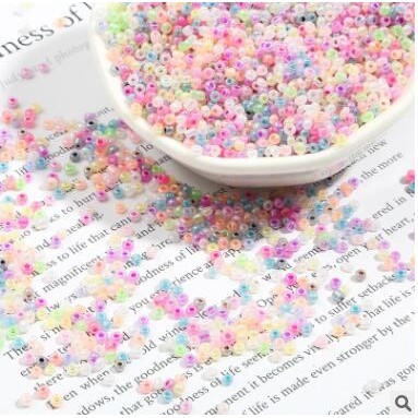 2mm 3mm 4mm Small Glass Beads Seed Beads Charm Czech Beads Small DIY Beads For Kids Jewelry Making Spacer Loose Beads