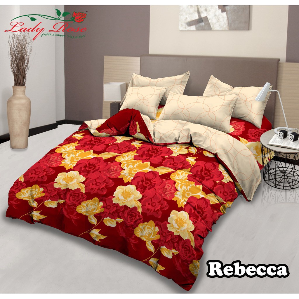 Bed Cover Rumbai Lady Rose Rebeca 180x200