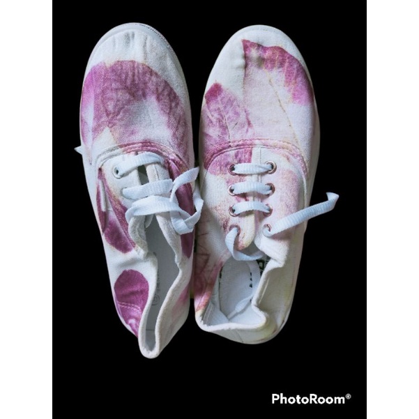 Sepatu Canvas Ecoprint