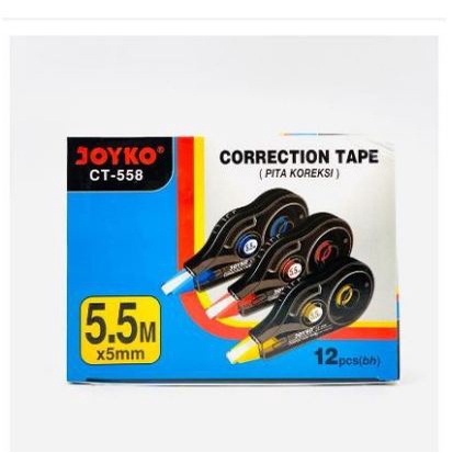 

[TOSERBA_EMAK] - Correction Tape / Tip Ex Kertas / Pita Koreksi Joyko CT-558