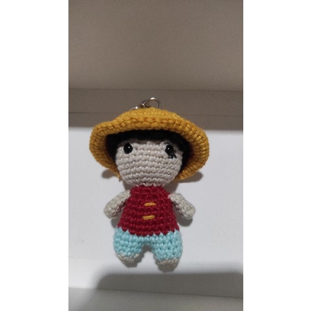 boneka rajut luffy