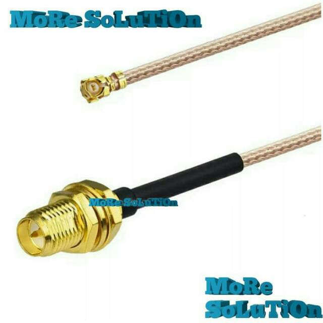 Kabel pigtail ufl/ipx/uf.l to rp sma female