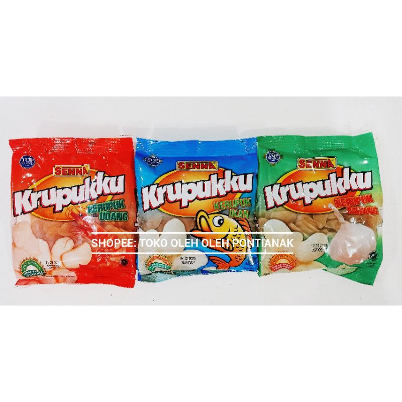 

Kerupukku Senna 200g/ Kerupuk Ku/ Rasa Udang/ Ikan/ dan Bawang