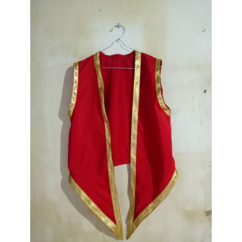 Rompi bujang ganong renda emas