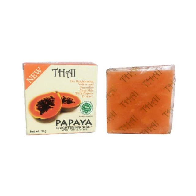 Thai Bar Soap 50 gr - Goats Milk / Rice Milk / Papaya