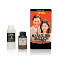 Semir rambut tancho treatment hair dye cair natural hitam 2 x 20 ml