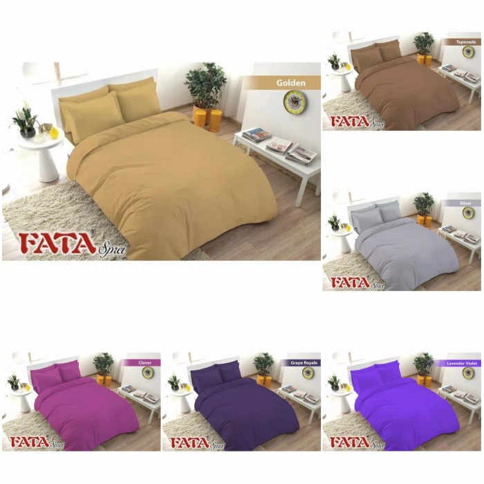 Sprei & Bedcover Premium Sprei Polos Fata Ukuran 100X200 - Silver