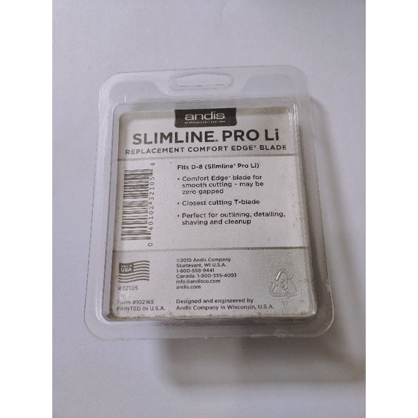 BLADE ANDIS SLIMELINE PRO LI TRIMMER ORIGINAL PISAU CADANGAN MESIN CUKUR RAMBUT