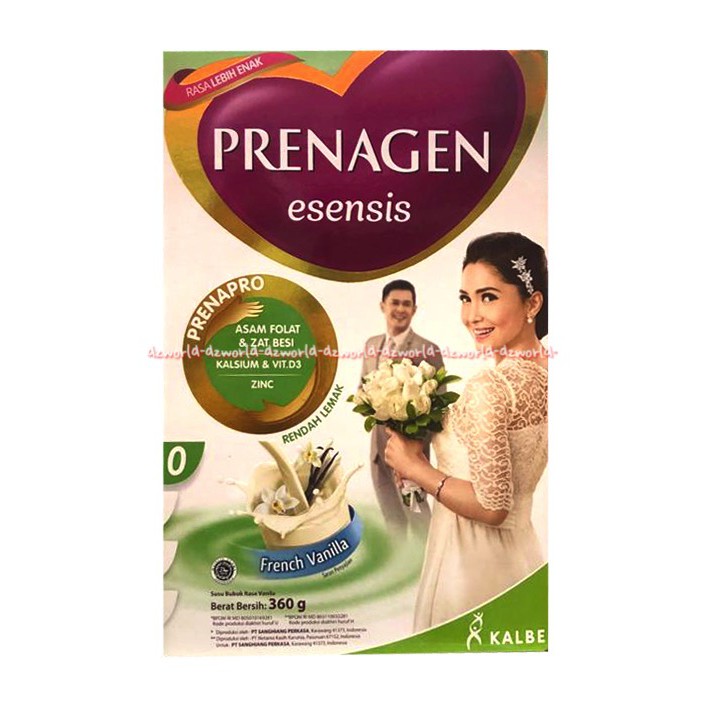 Prenagen Esensis Susu Penagen Vanila Vanilla 360gr Prenapro Persiapan Kehamilan Pra Kehamilan Susu Untuk Promil Esen Sis Prenagent