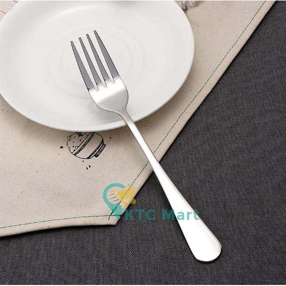 KTCmart - TAJIMAWA Sendok Garpu Makan POLOS Stainless 1 Pack (isi 6 pcs)