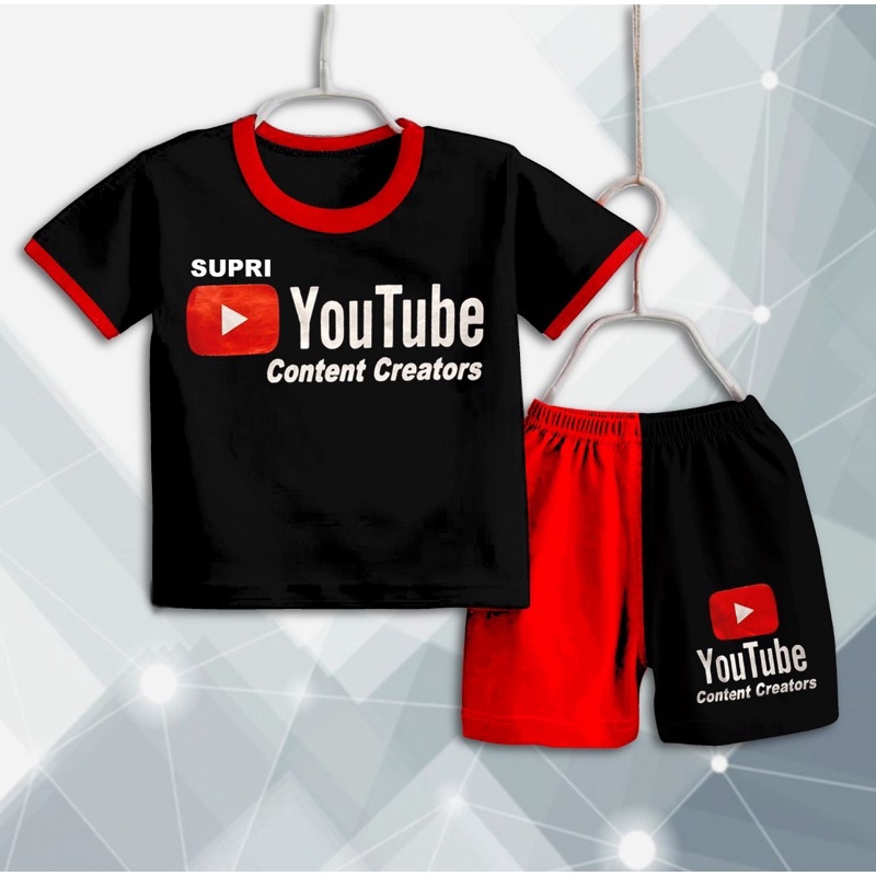 COSTUM NAMA/SABLON NAMA SOSMED YOUTUBE 6-12 BULAN ALL SIZE