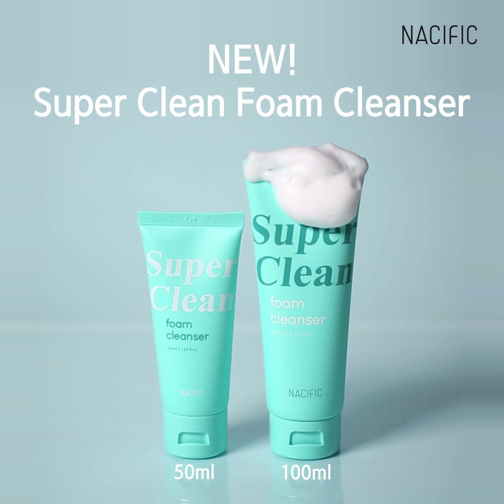 [BPOM] NACIFIC Super Clean Foam Cleanser 50ML | 100ML