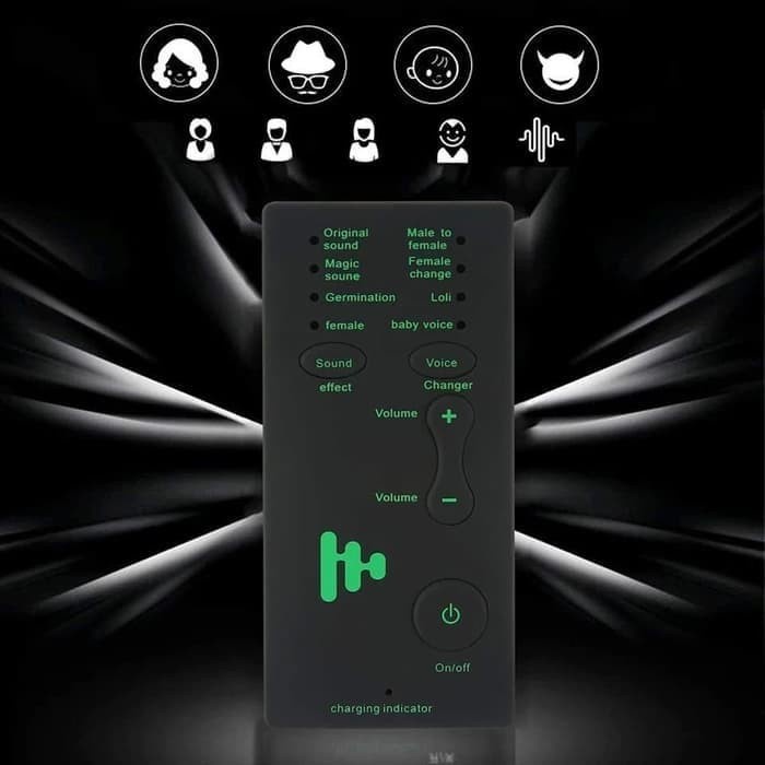 Limited - Headset Perubah Suara Live Sound Card External Voice Changer