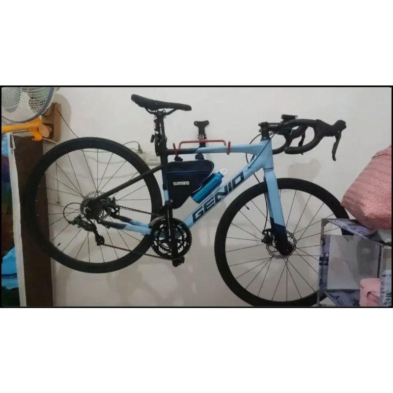 SEPEDA BALAP GENIO ROADBIKE BREAKER 2.0 ALLOY SIZE M BLUE ROAD BIKE by UNITED SECOND PRELOVED LIKE N