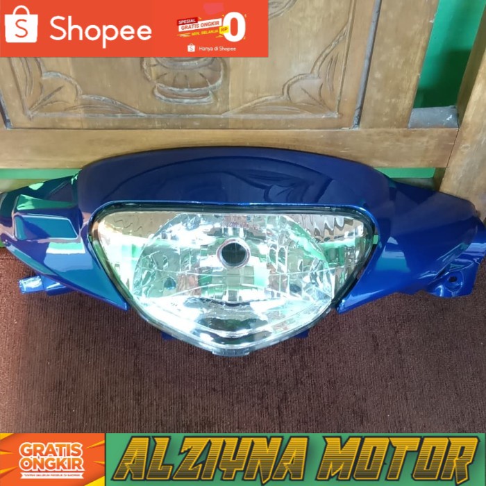batok depan plus reflektor Mio Sporty Lama biru