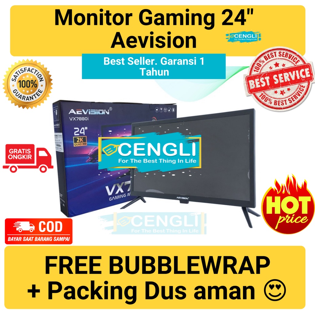 Monitor Aevision VX7880i Monitor Gaming 24 Inch