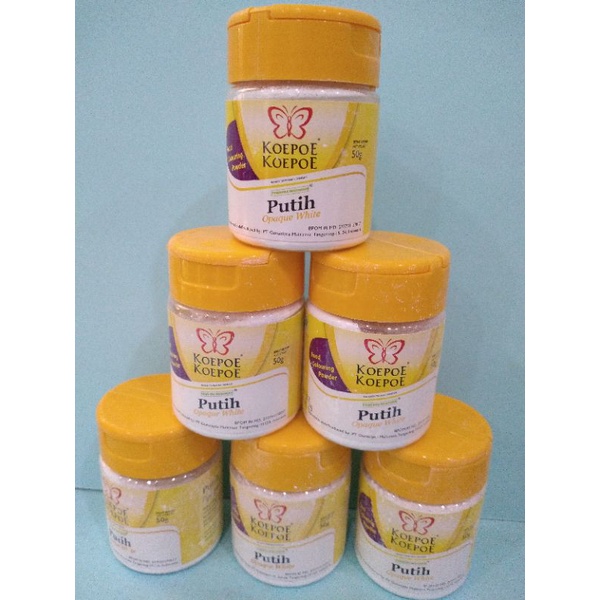 KOEPOE PEWARNA PUTIH OPAQUE WHITE 50 Gr