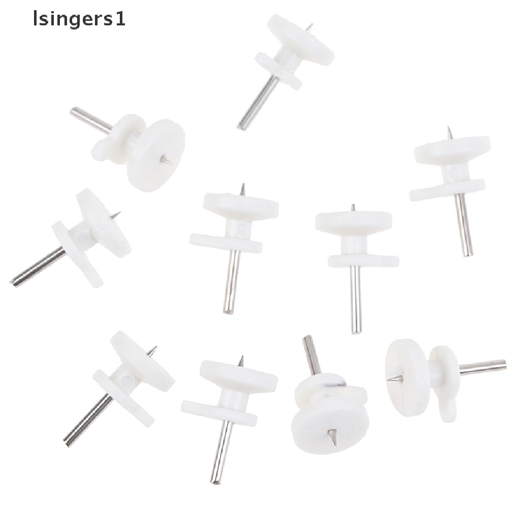 (lsingers1) 10pcs / Set Kait Gantung Dinding Tanpa Bekas Untuk Blok Kayu