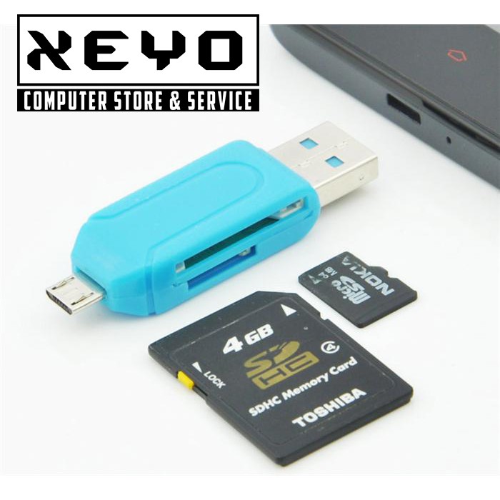 CARD READER OTG USB 2.0 MICRO USB MICROSD SDCARD