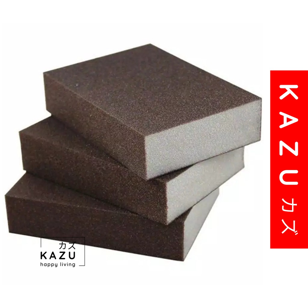 KAZU KHC100 Spon Nano Magic Pembersih Penghilang Penghilang Kerak Noda Panci Dapur Tanpa Deterjen