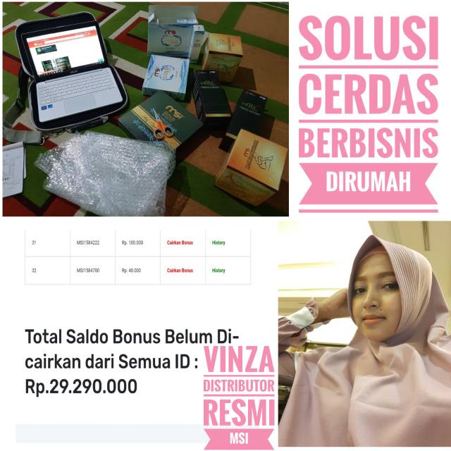 Cod Bayar Di Tempat Paket Bisnis Msi Modal 650rb Bisa Jadi Jutawan Shopee Indonesia