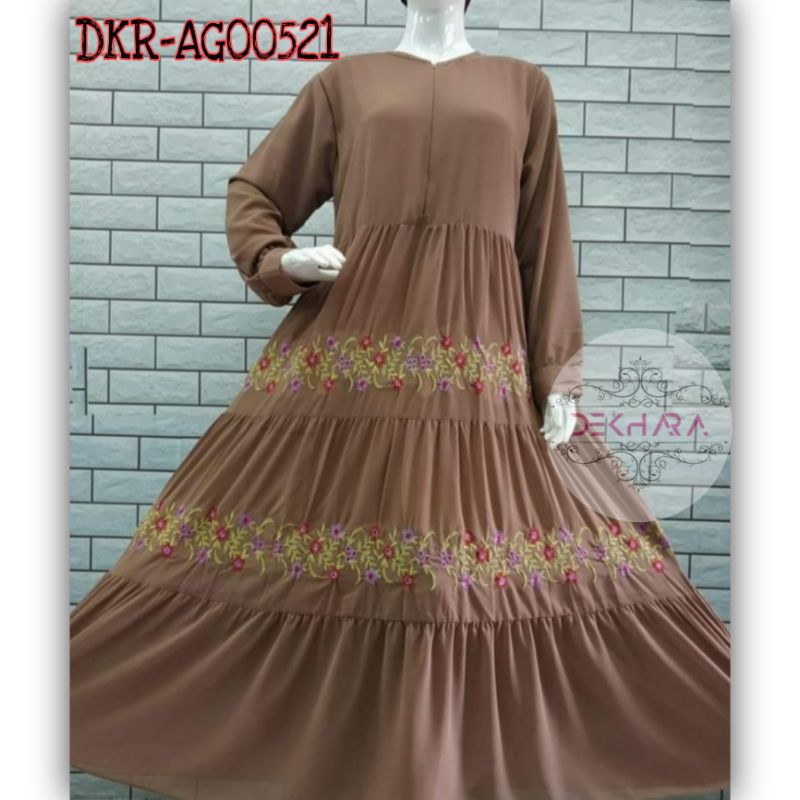 Gamis ceruti bordir