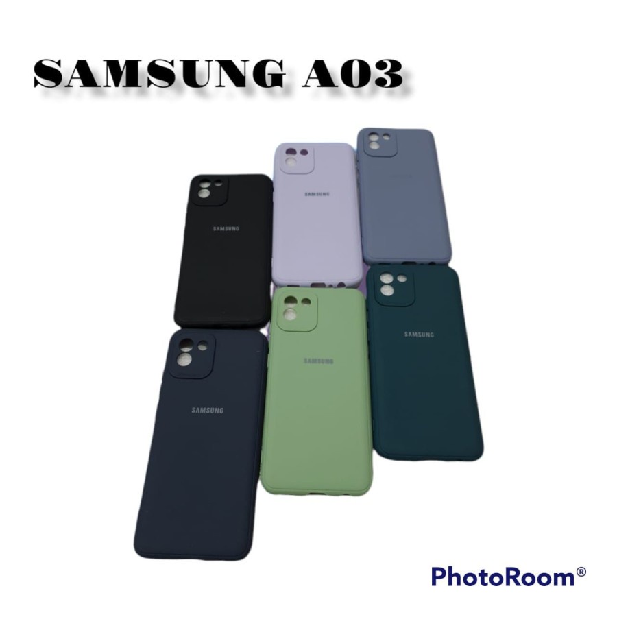 Samsung A03 Real Soft Case Candy Warna Warni Macaron Protector 3D Camera Silicon White_Cell