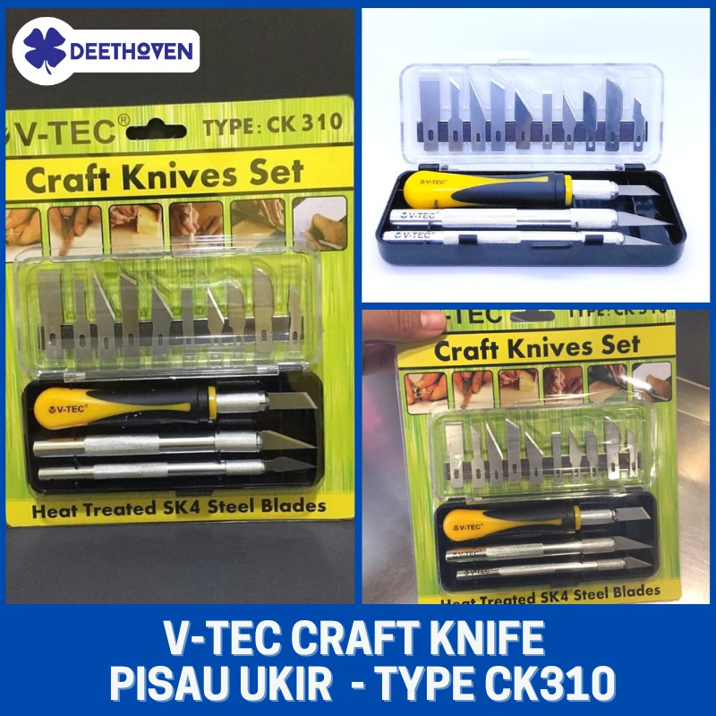 

Craft Knife / Pisau Ukir / Cutter Pen V-TEC CK310
