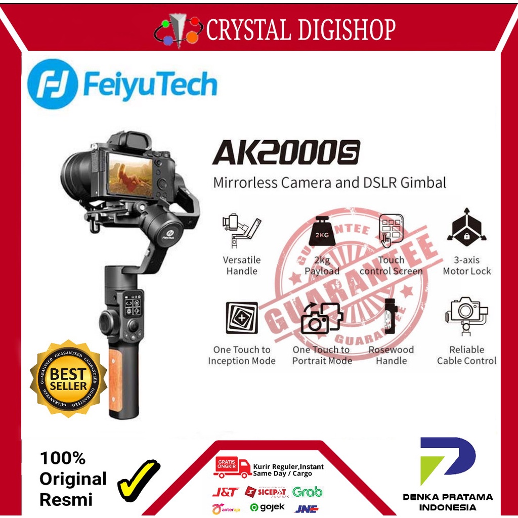 Feiyu AK2000S Advanced Handheld Camera Gimbal Stabilizer FeiyuTech