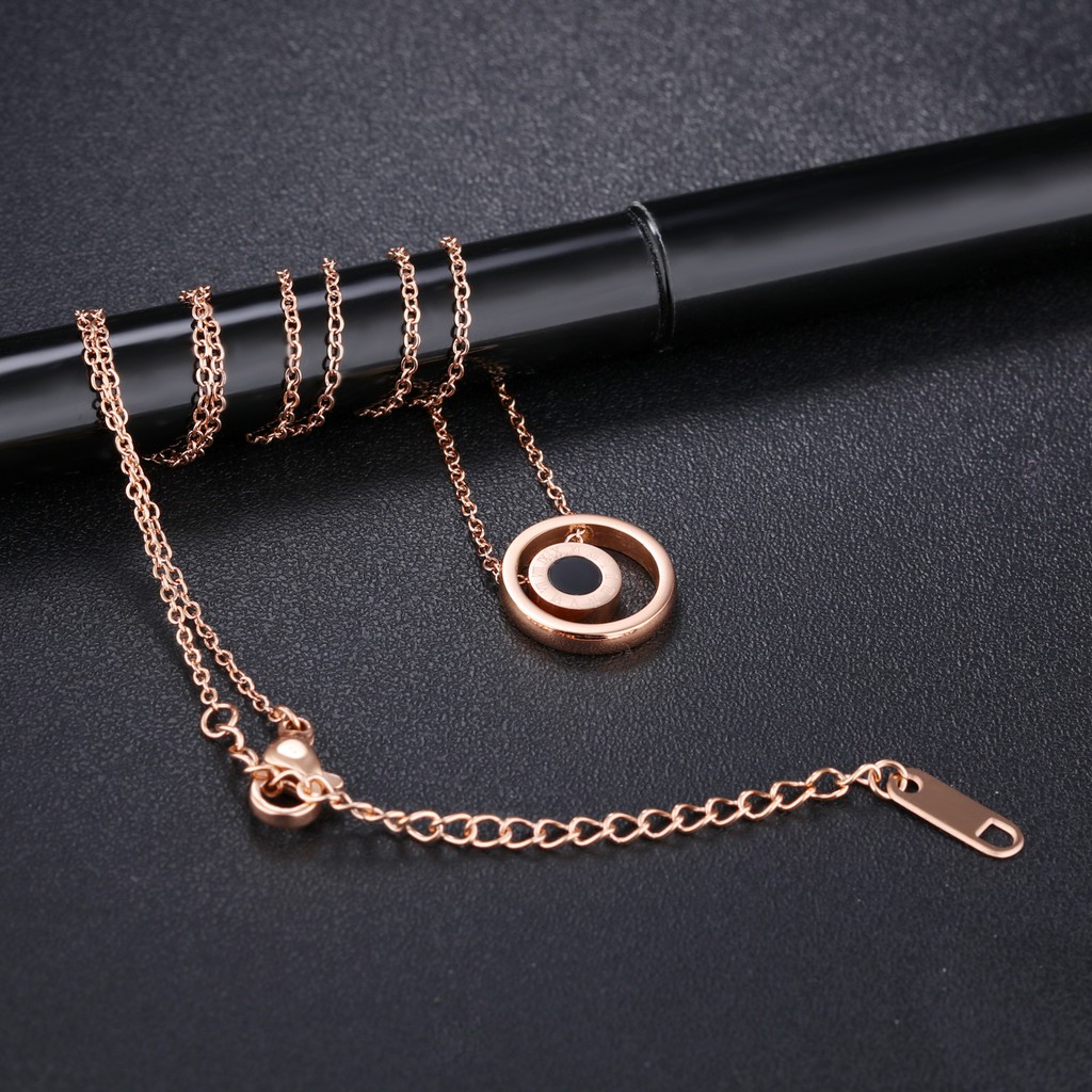 [New] Kalung fashion aksesoris titanium mini korea hadiah wanita cewek 316L anti karat KK056