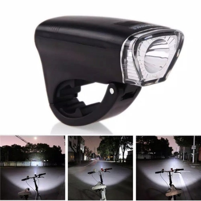 Lampu Sepeda Depan LED Terang Tahan Air Universal Fit A-126