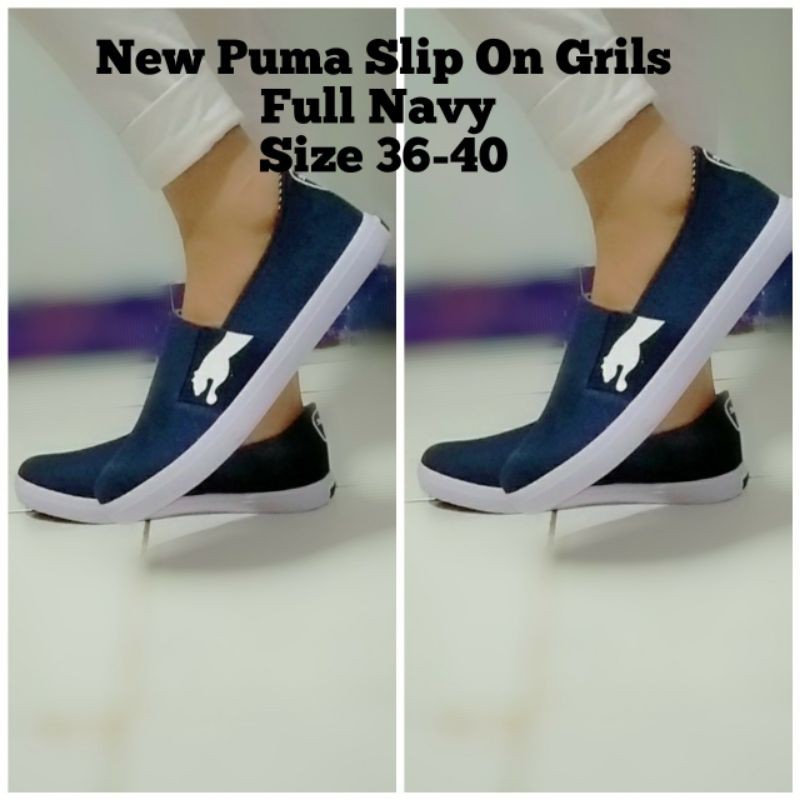 TERMURAH BISA COD SEPATU PRIA DEWASA NEW PUMA SLIP ON BARANG DISTRO