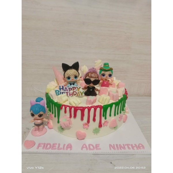 

Kue Ulang Tahun LOL Surprise D 22cm /Cake cokat/Cake ultah