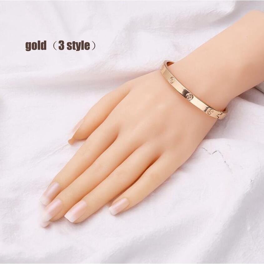 Gelang Slim wanita titanium Premium Import Titanium Anti Karat Anti Hitam Fashion Acessories Wanita