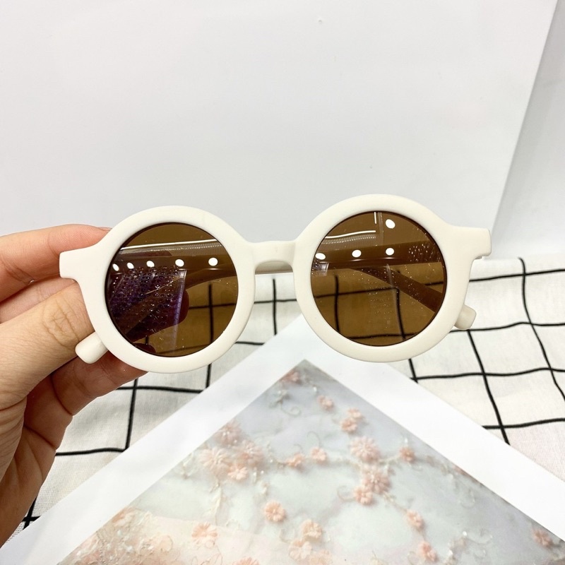 Kacamata anak/Kacamata Vintage 1-7 tahun-WHITE DV
