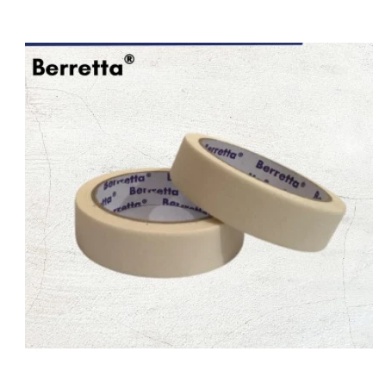 

[1 PCS] BERRETTA LAKBAN KERTAS PUTIH 24 MM X 12 M - MASKING TAPE 1 IN