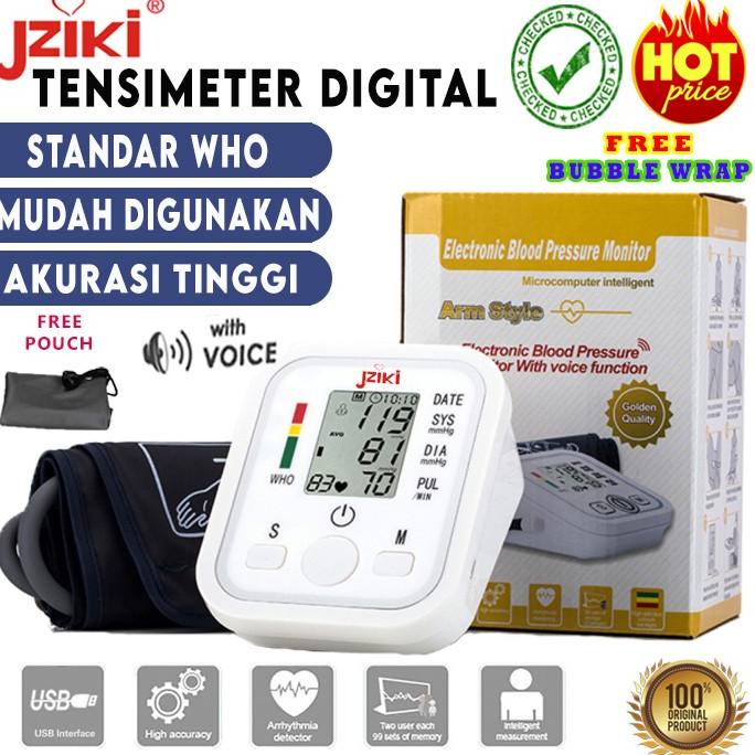 Tensimeter Digital Alat Tensi Darah Digital Alat Ukur Tekanan Darah - Jziki Lc