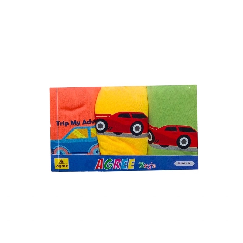 COD Termurah 3PCS CD Celana Dalam Anak Laki Laki Cowok Agree Kids Sempak Anak Kancut Anak Agree Kids