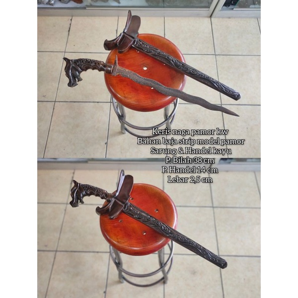 KERIS ASLI GAGANG UKIR NOGO JUMBO PAMOR || BARANG ANTIK KERIS