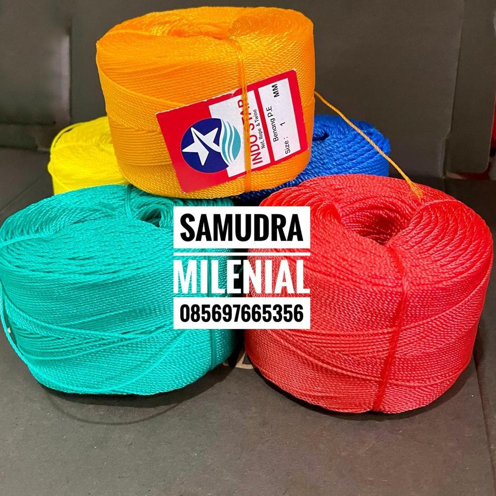 

ou✽Best Seller➥ Tali Tambang Kecil 1mm / Tambang PE 1 mm MURAH +/- 150 Meter 97