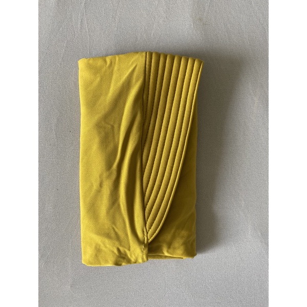 Bergo Hamidah Bergo Jersy Menutup Dada Jilbab Sport Hamidah-LIME