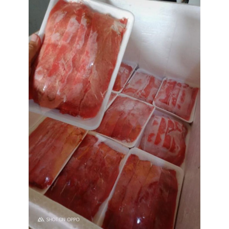 

BEEF SLICE NON FAT (TANPA LEMAK) 1 KG