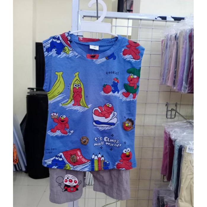 Promo Shopee Live - Setelan Pendek Cowok 1-3 tahun