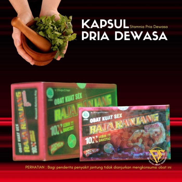 Kapsul Raja Ranjang asli herbal Obat KUAT Diranjang TAHAN LAMA