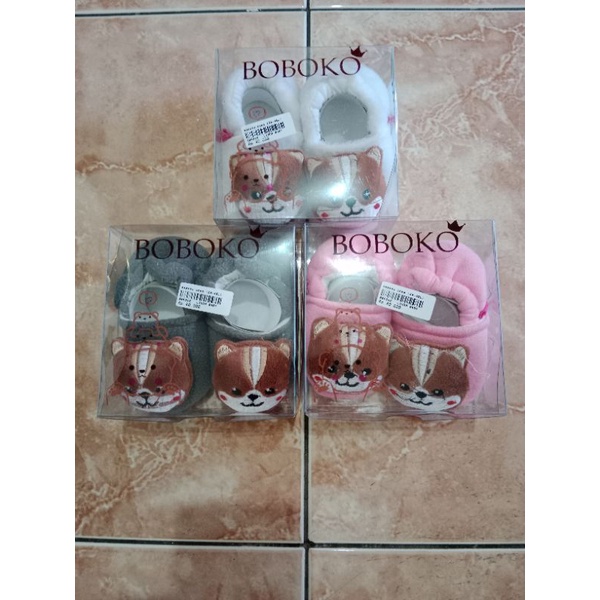 Sepatu bayi boboko mika