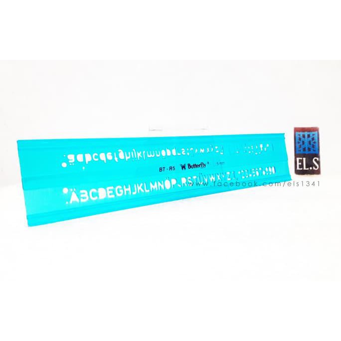 

TURUN HARGA Penggaris Mal Huruf 5 mm Stensil DR353