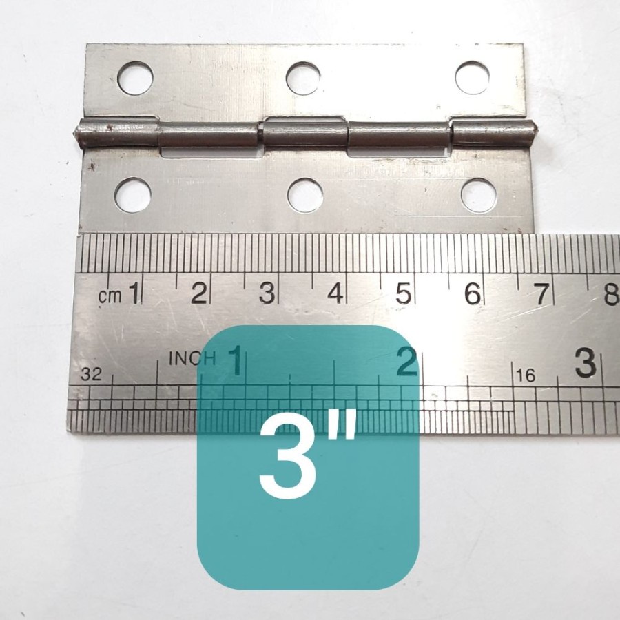 Engsel Tipis RRT 3inch 3&quot; / Harga Per Pasang / Engsel Tipis Besi