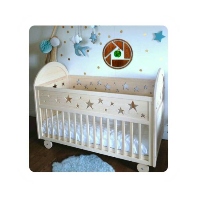 Box Bayi ukiran Bintang roda