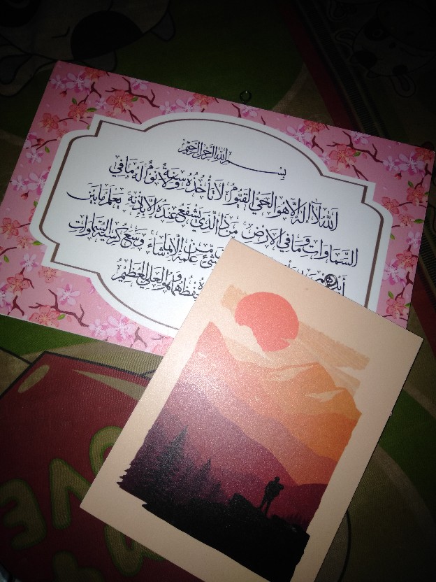 Wooden Projects Dekorasi Rumah Islamic Ayat Kursi Shabby Chic - Al81
